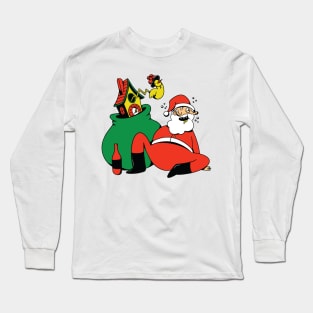 Drunk santa Long Sleeve T-Shirt